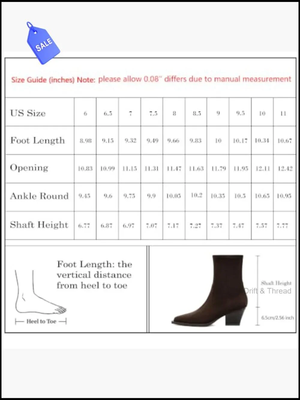 Women's Chunky Heel Ankle Boots Pointed Toe Side Zipper Faux Suede
